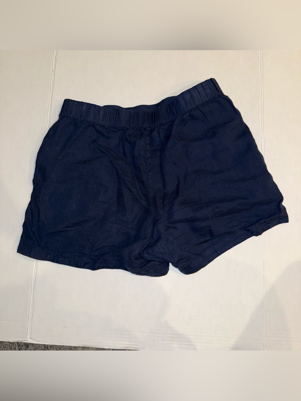 Frank & Eileen Navy High-Waist Women’s Shorts - Picture 2 of 4